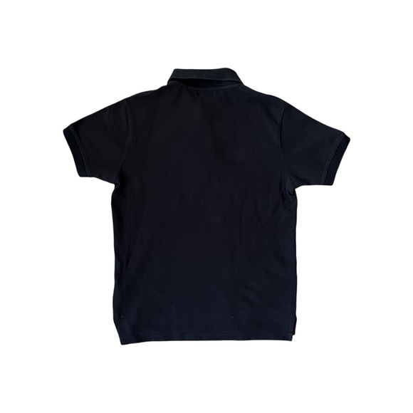 Burberry Black Polo Shirt with Red Logo - Picture 3 of 9